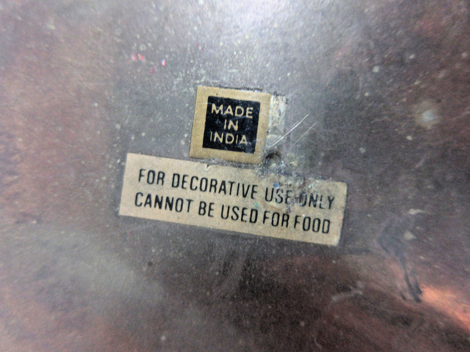 VINTAGE BRASS WALL PLATE HOT AIR BALLOONS MOTIF RETRO HOME DECOR MADE IN INDIA