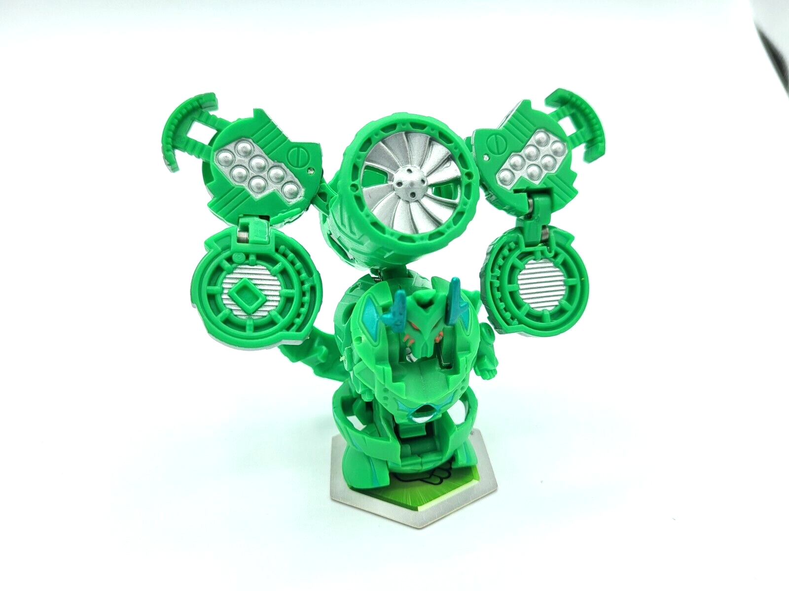 Bakugan Linehalt Green Ventus w/ Vilantor Gear Silver B2