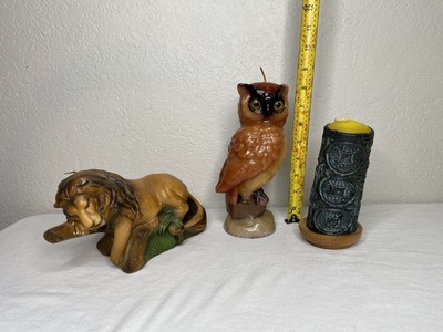 Collector Candle Vintage Rare ..some Chips On Ears ..over All Good Condition