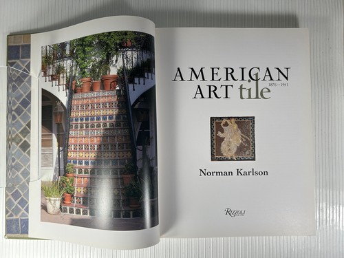 American Art Tile by Norman Karlson (1998, Hardcover) Very Clean- No Dust Cover