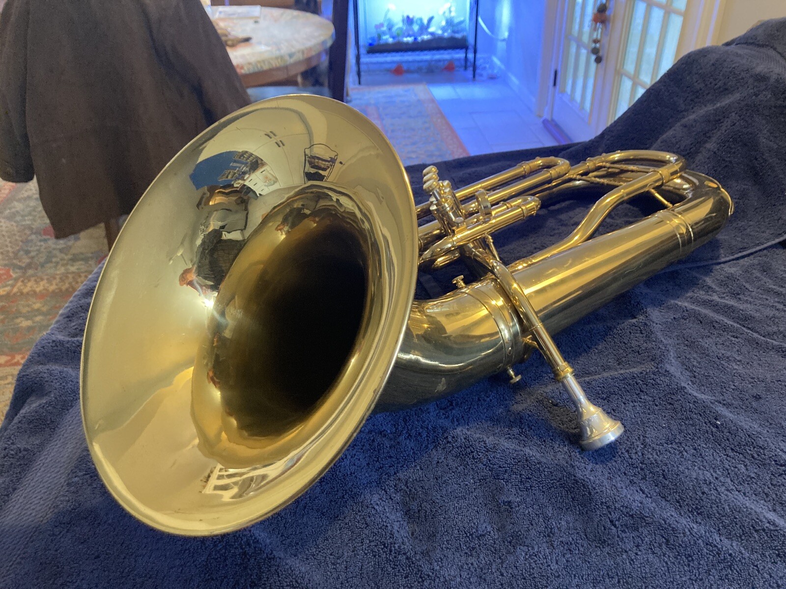 Conn 20i BaritoneEuphonium Front Facing Bell & Short Action Valves Mfg