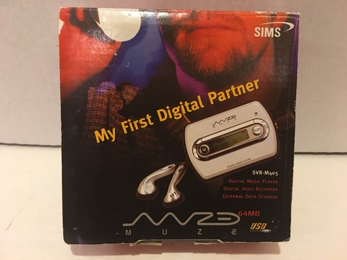 SIMS Digital Voice Recorder Music Player, External Data Storage 64MB MUZE