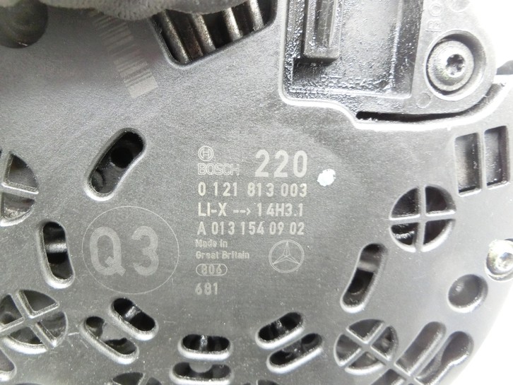 Mercedes W221 S320 05-09 CDI 3,0 173KW Lichtmaschine Generator 220A  - Bild 4
