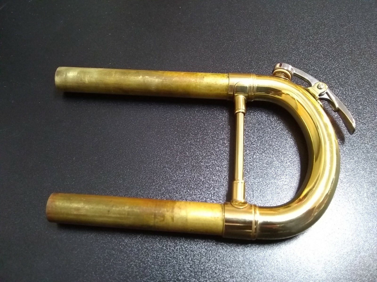 BACH TR300H2 TRUMPET PARTS: TUNING SLIDE AND WATER KEY w/ NEW CORK VGC