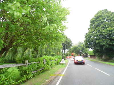 Photo 12x8 Road works on Thursley Road, Elstead Pot Common  c2013