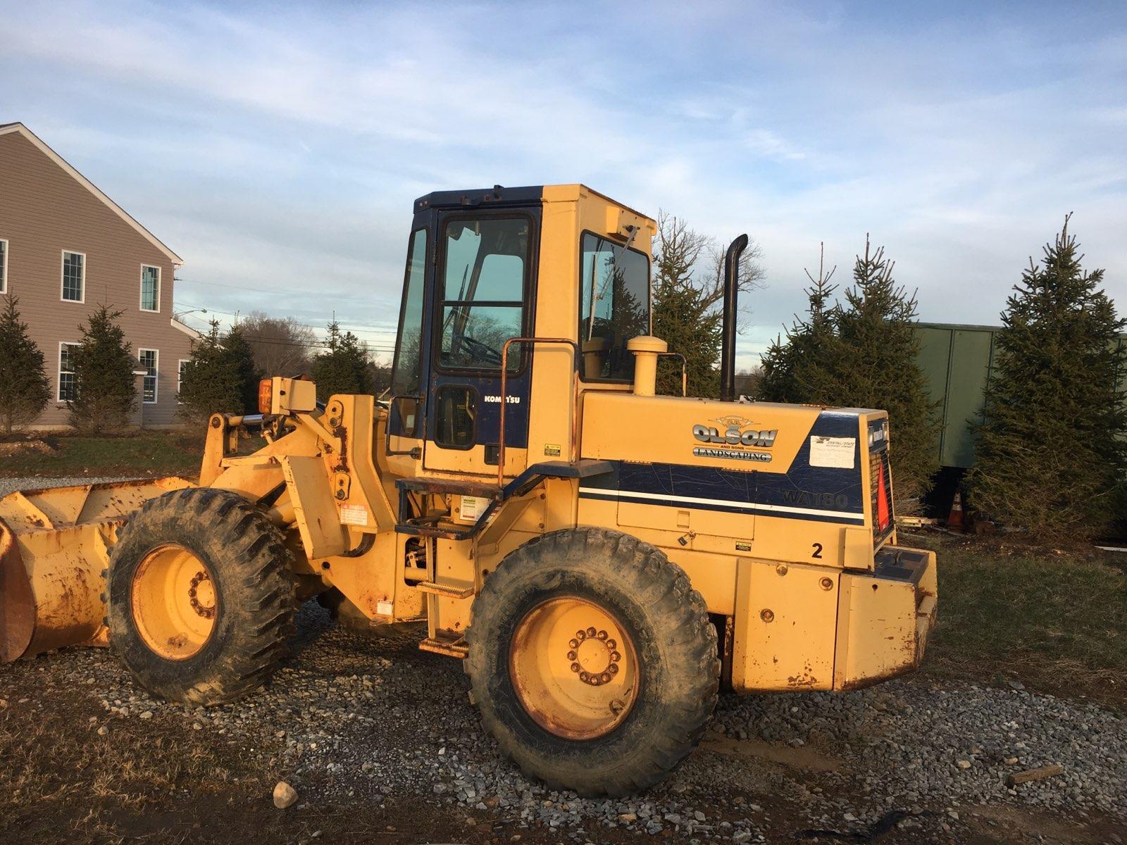 Wheel Loader -Komatsu-WA 180-4100 hours -1996-Equipment-Wrecker-Flatbed-Tractor