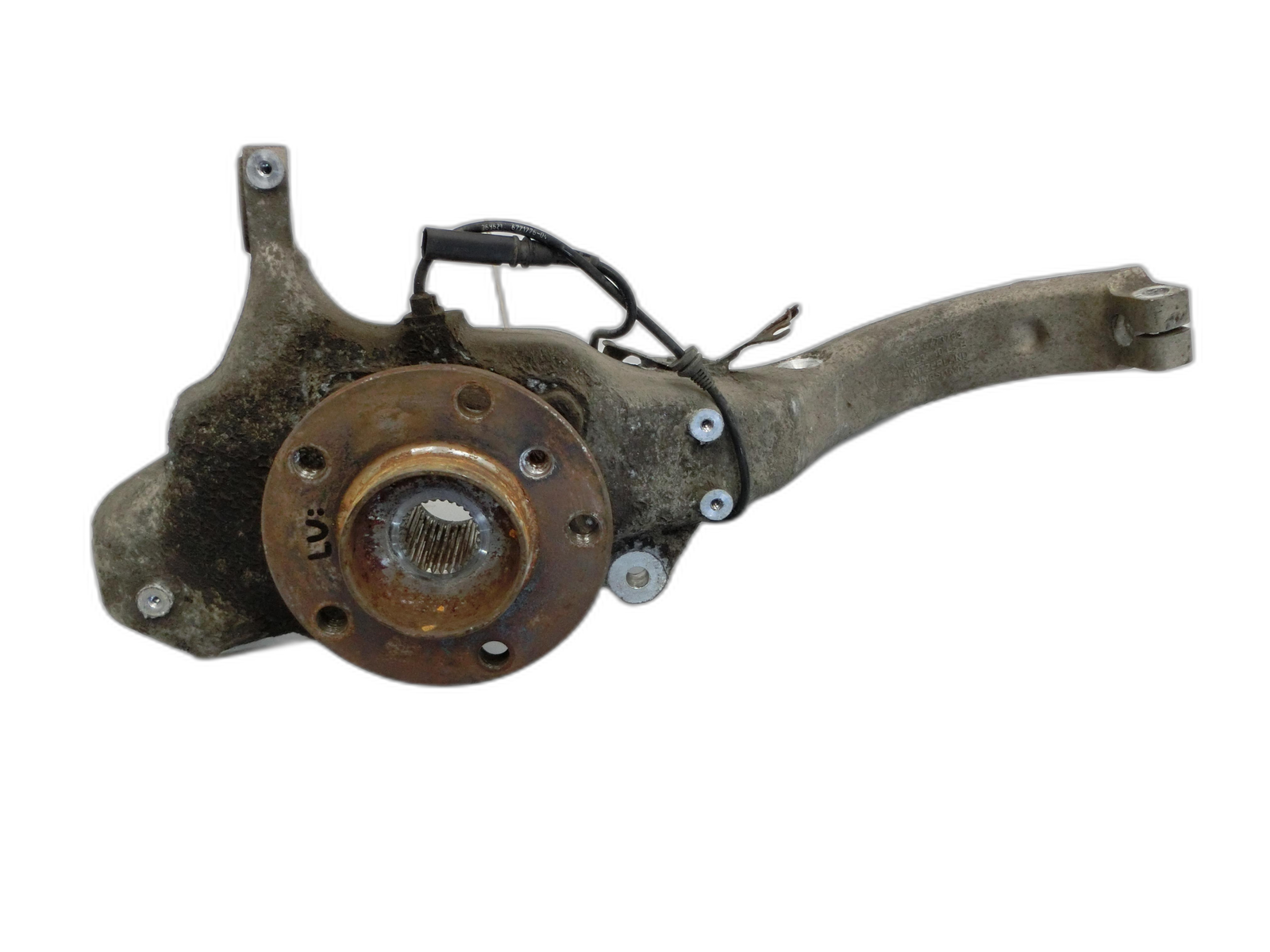 Stub Axle Wheel Hub with ABS Left Front for BMW X5 35d E70 06-10 - Bild 1