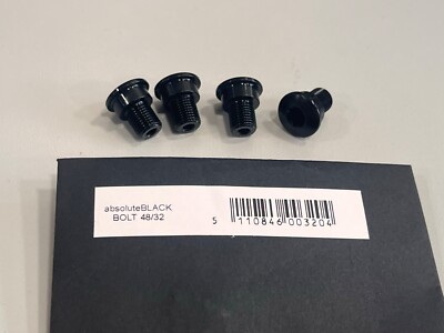 AbsoluteBlack M5/M7 Gravel Chainring Bolts (Black)