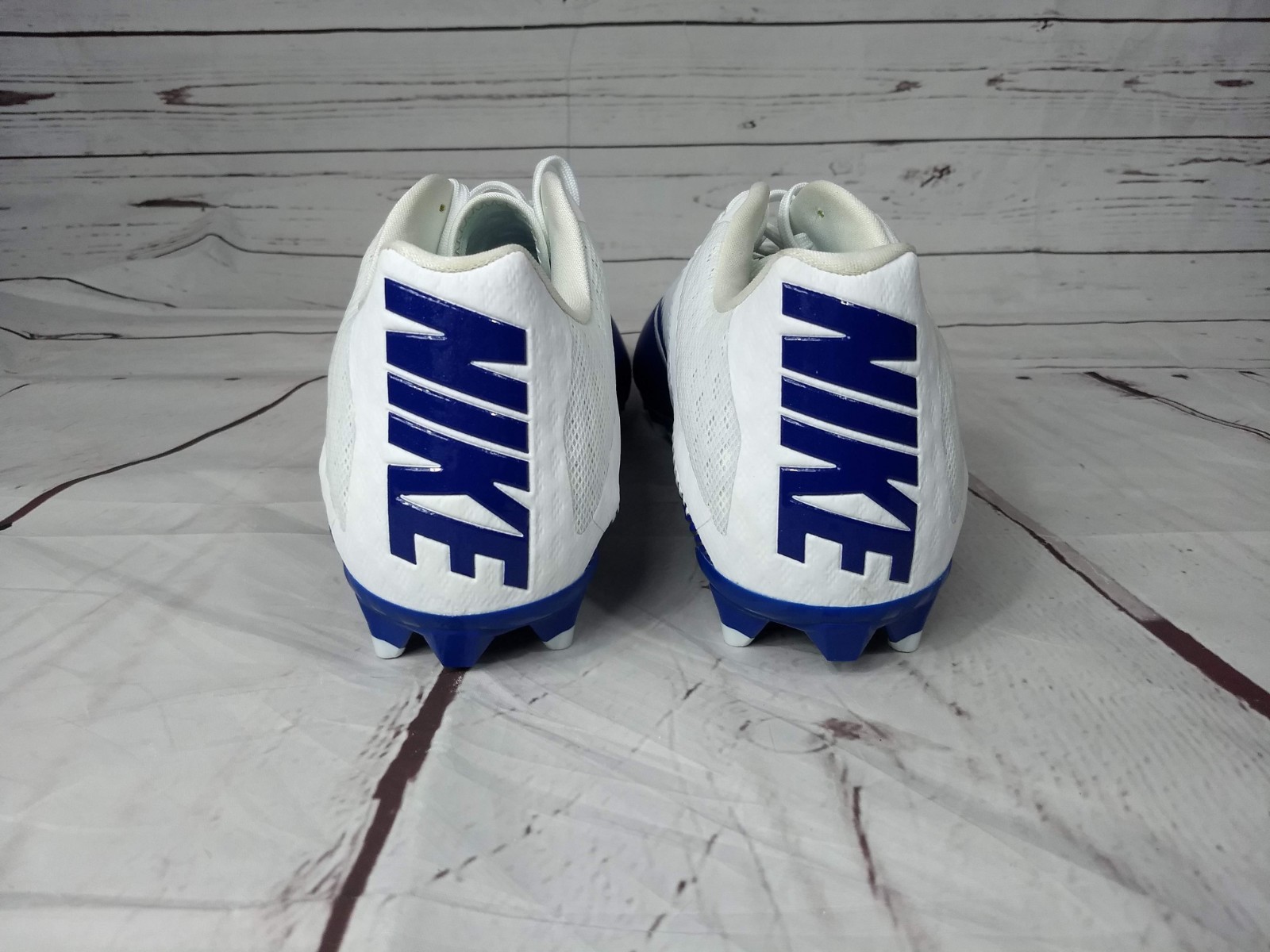 Nike Vapor Speed 2 TD CF 847097-124 Football Cleats White Royal Blue Size 15