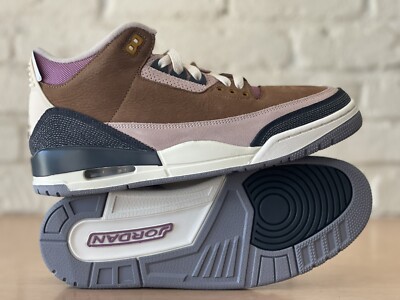 Nike Air Jordan 3 Retro Winterized Archaeo Brown Sneakers DR8869-200 Men Size 12