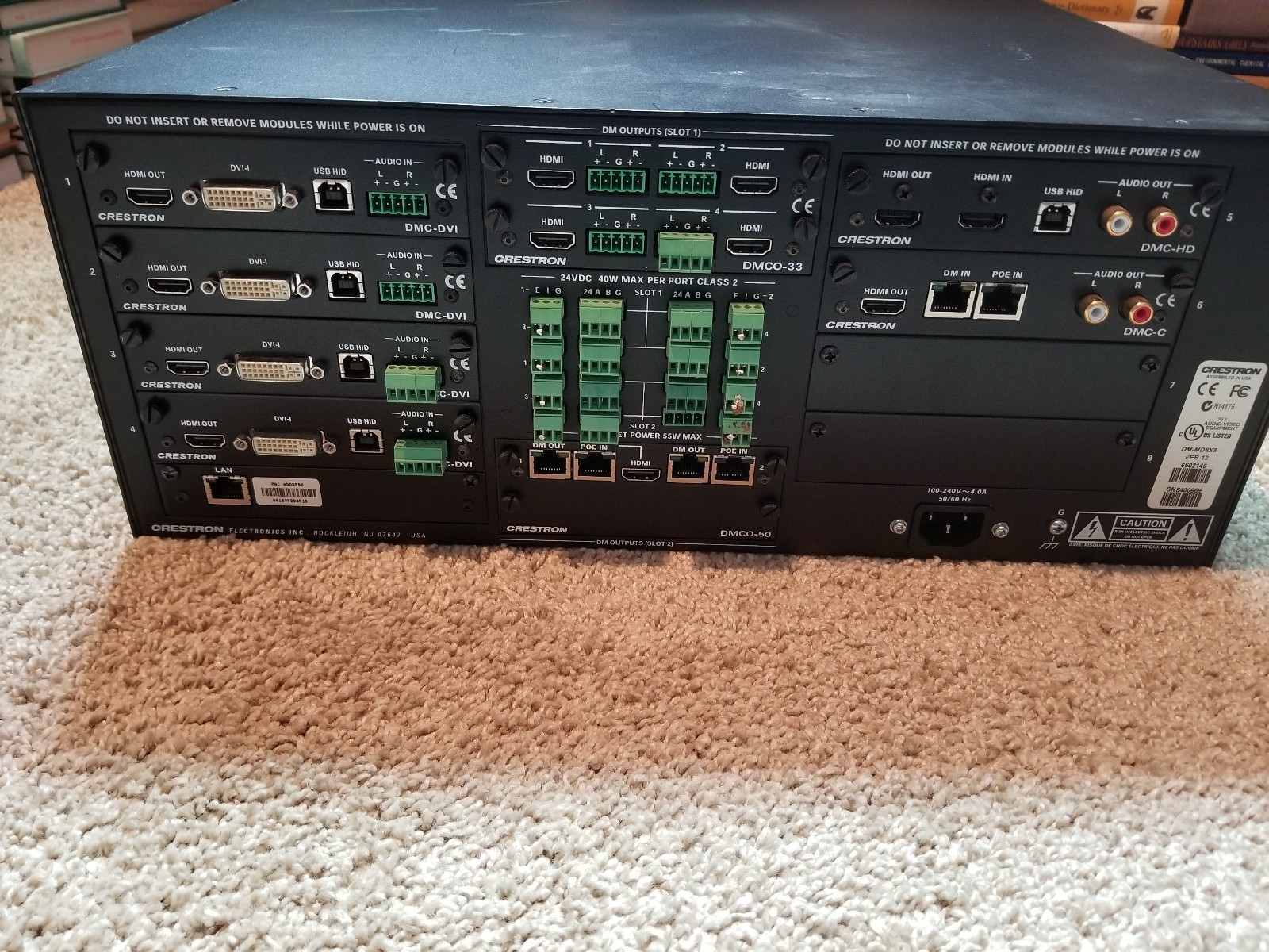 CRESTRON DM-MD8X8