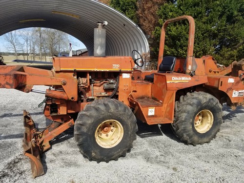 Ditch Witch 7510 Vibratory Plow 6 Way Blade Deutz Diesel