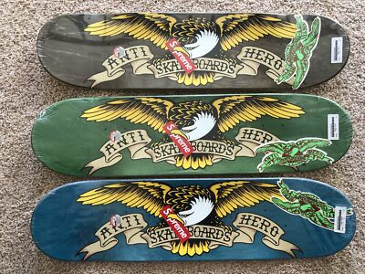 未使用　Supreme ×ANTIHERO SKATEBOARD Supreme ANTIHERO Curbs Skateboard (SS22) - $68
