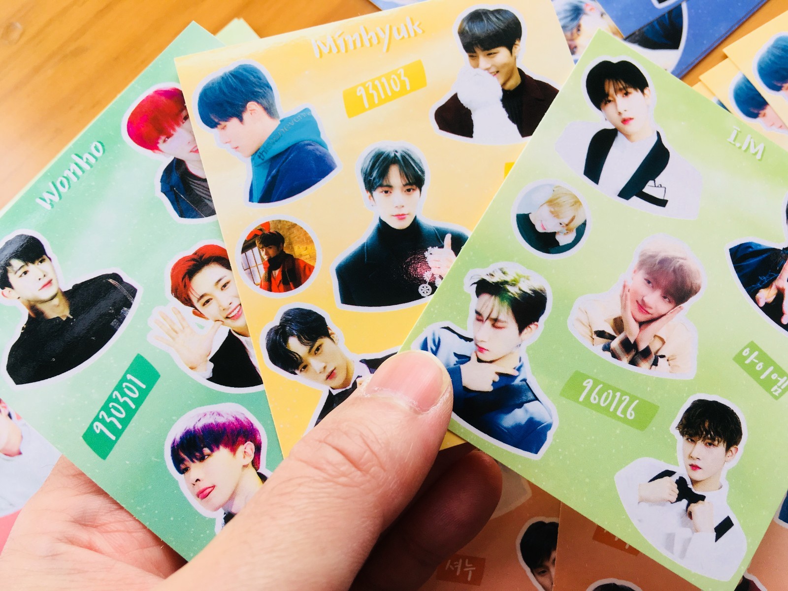 monsta x monstax sticker 01 version 1 all 50 sheet