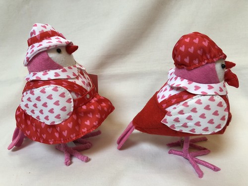 Target Spritz Valentine Fabric Love BIRDS SET Sweetpea + Buttercup Mr + Mrs 2019