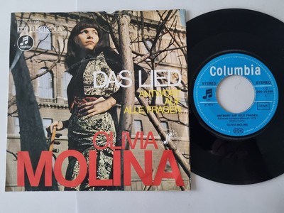 7'' Single Olivia Molina - Das Lied Vinyl Germany