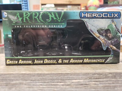 DC HeroClix: Green Arrow, John Diggle, The Arrow Motorcycle SDCC Limited Edition