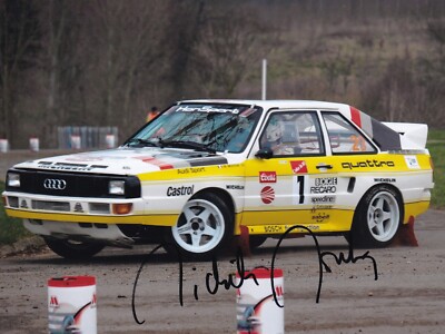 Michèle Mouton 8x6 Autographed Photo Audi Quattro WRC Rally Group B