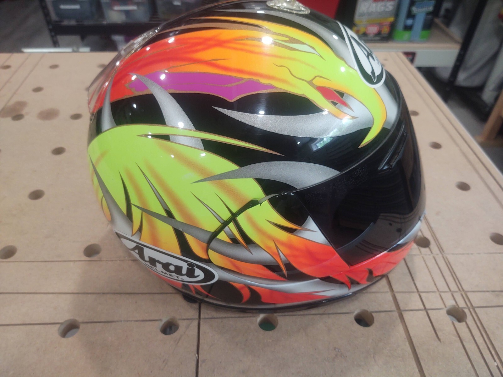 ARAI RAPTOR 1998 (COLLECTOR'S ONLY) HELMET -READ DESCRIPTION