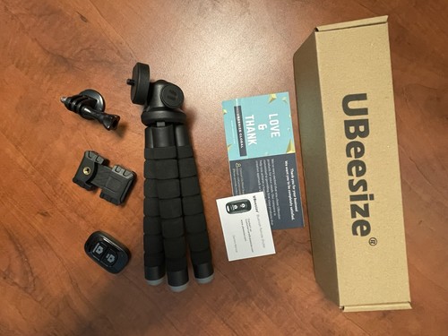UBeesize Phone Tripod Portable and Flexible Tripod with Wireless Remote