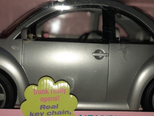 Silver Barbie Volkswagen New Beetle Bug- Year 2001 - Mattel - New In Box!