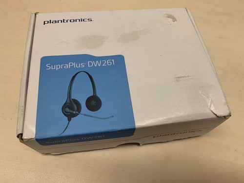 Plantronics HW261 SupraPlus Wideband Headset Black Binaural