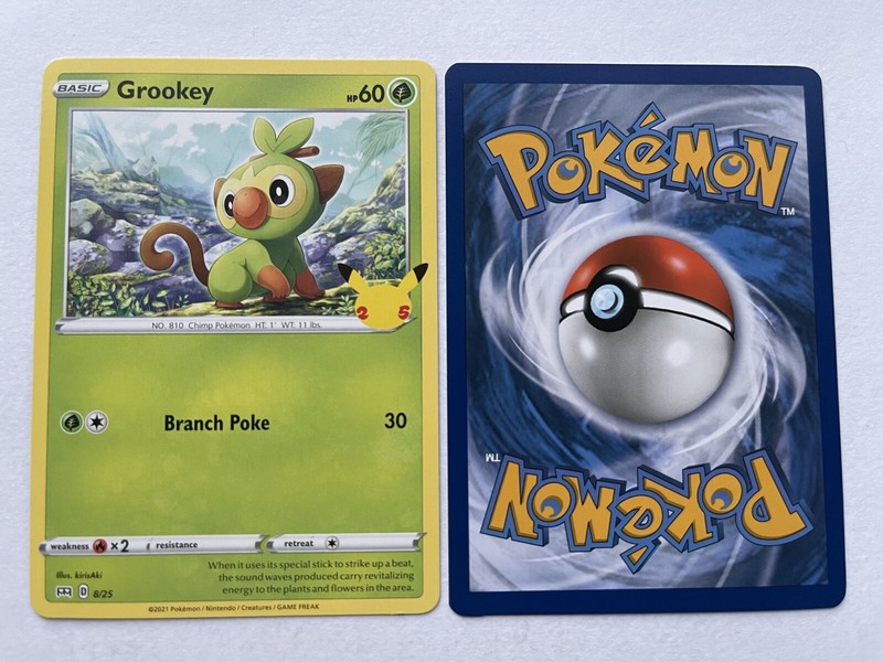 Grookey - 8/25 - McDonald's 25th Anniversary Promos [HOLO] | Ozzie Collectables
