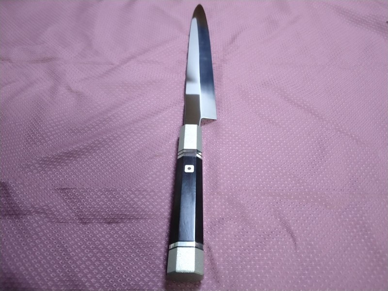 Shiroyama Honyaki Yanagiba Japanisch KÃ¼Che Messer Semi Edelstahl Mit Mantel