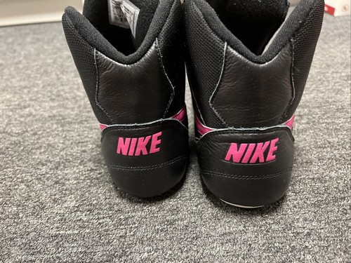 Pre-owned Nike Greco Supreme Womens 2007 Wrestling Sneaker Shoes Black/pink Sz 12