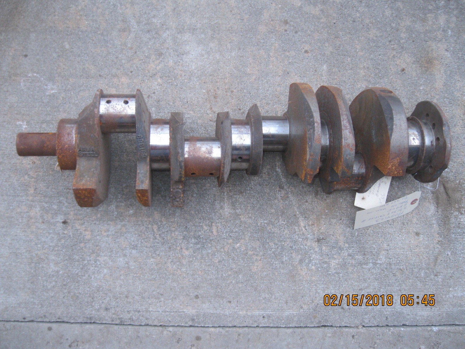 CRANKSHAFT 1959 1960 1961 PONTIAC 389 Engine. .Casting