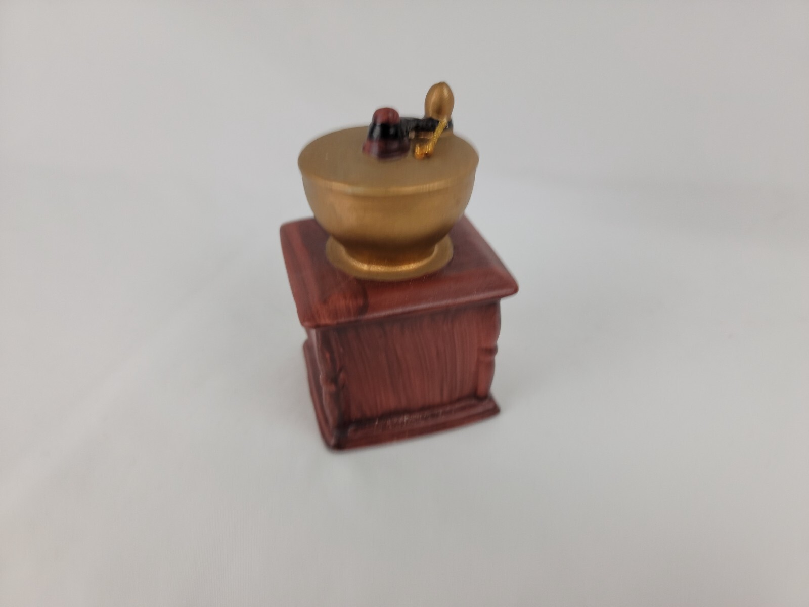 Jasco Coffee Grinder Home Decor Bell - Vintage Gold Colored 