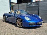 2006/56 PORSCHE BOXSTER 3.4 S - 74K FSH, COBALT BLUE WITH SAVANNAH, MANUAL