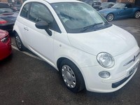 2015 Fiat 500 2015 1.2 Pop 3dr [Start Stop] WHITE £35 ROAD TAX HATCHBACK Petrol 