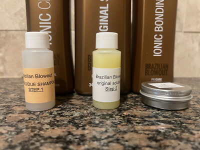 Brazilian Blowout original solution keratin kit 1oz  ships same day .Instruction