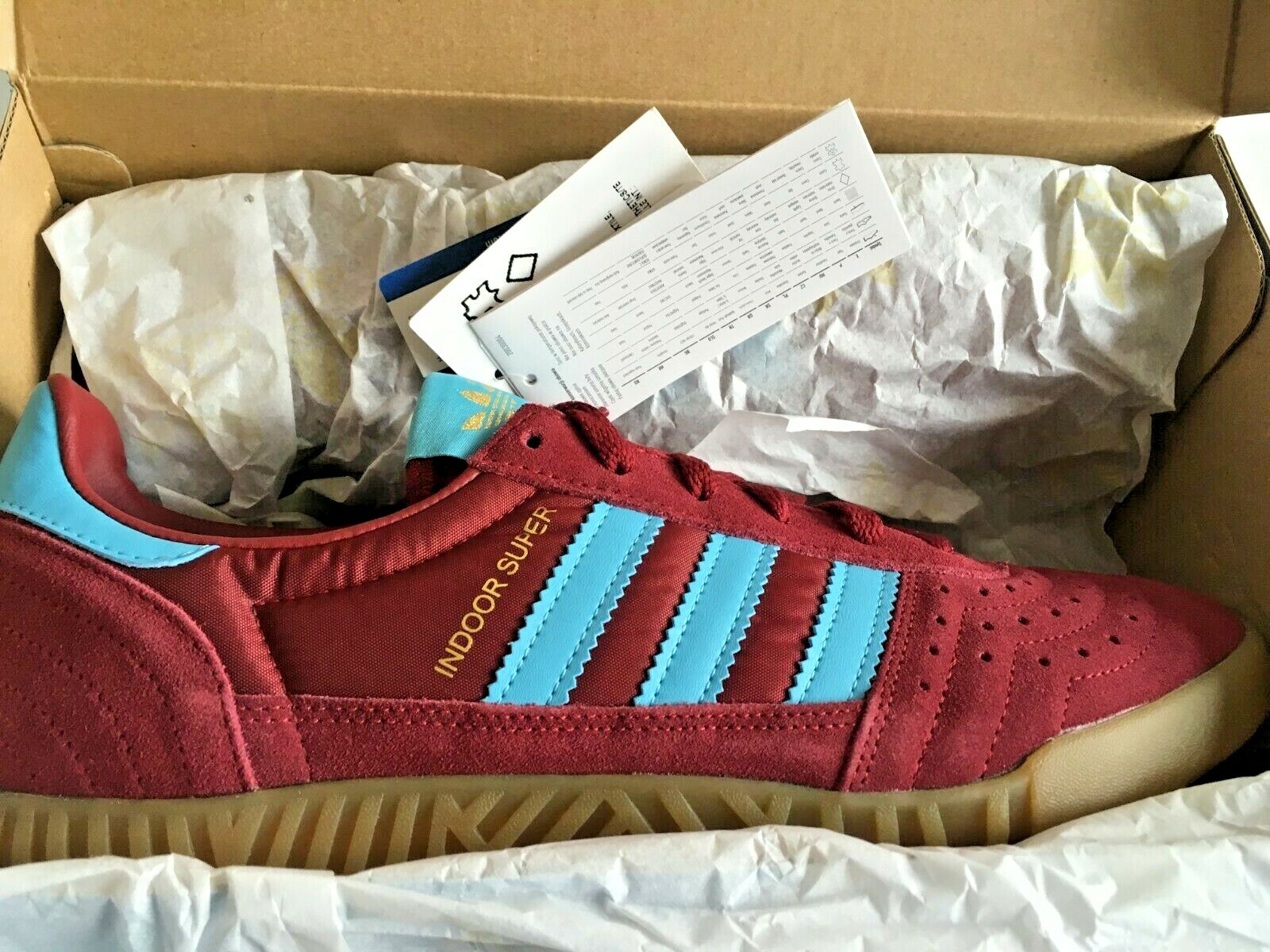 adidas indoor super claret and blue Off 