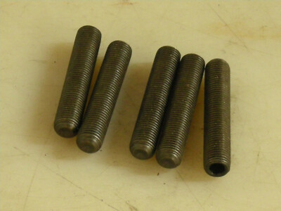 Lot of 5 ea. 3/8-24 x 2'' Socket Set Screw Cup Point