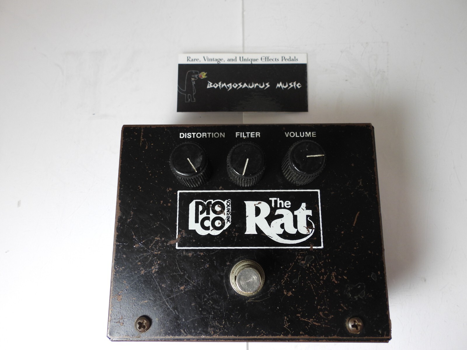 Vintage 1983 ProCo Big Box Rat Distortion Effects Pedal Vintage 1983 ProCo Big Box Rat Distortion Effects Pedal