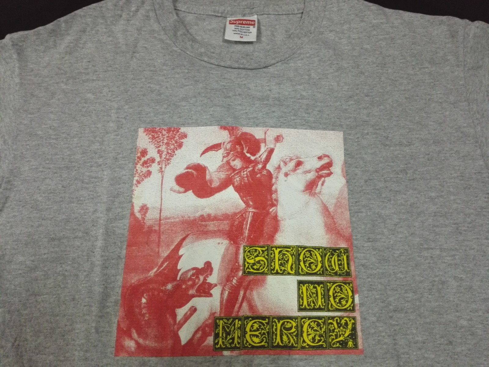 ミュージシャン Supreme t shirt Made in USA Supreme New York Yankees Box Logo T-Shirt 'Black White' SUP-0022