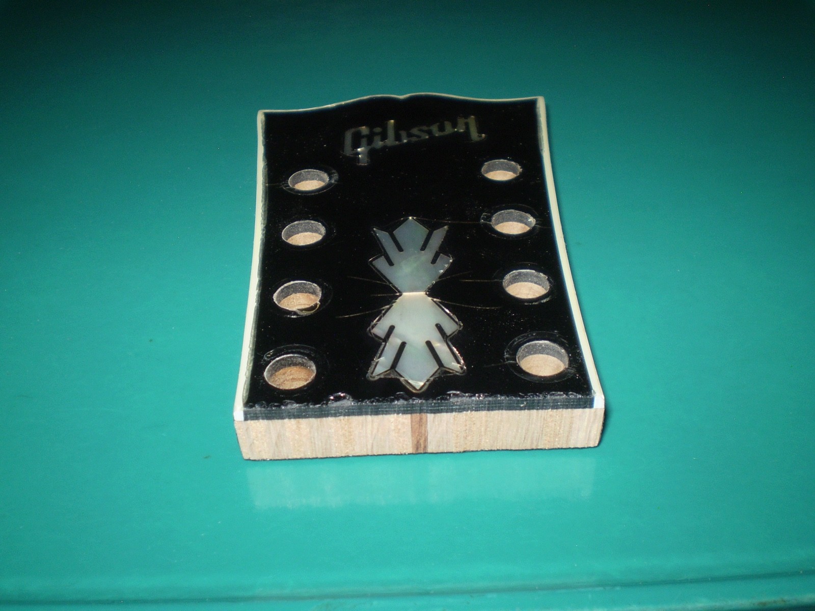 Gibson Headstock Logo , Crowns and Binding Project Piece