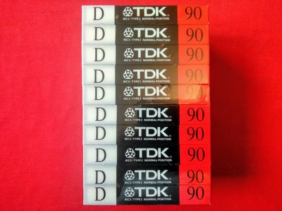 Cassette Recorders Duplicators Tdk D90 Ieci Type I Normal Position Pack Of 8 Electronics Paisley Is