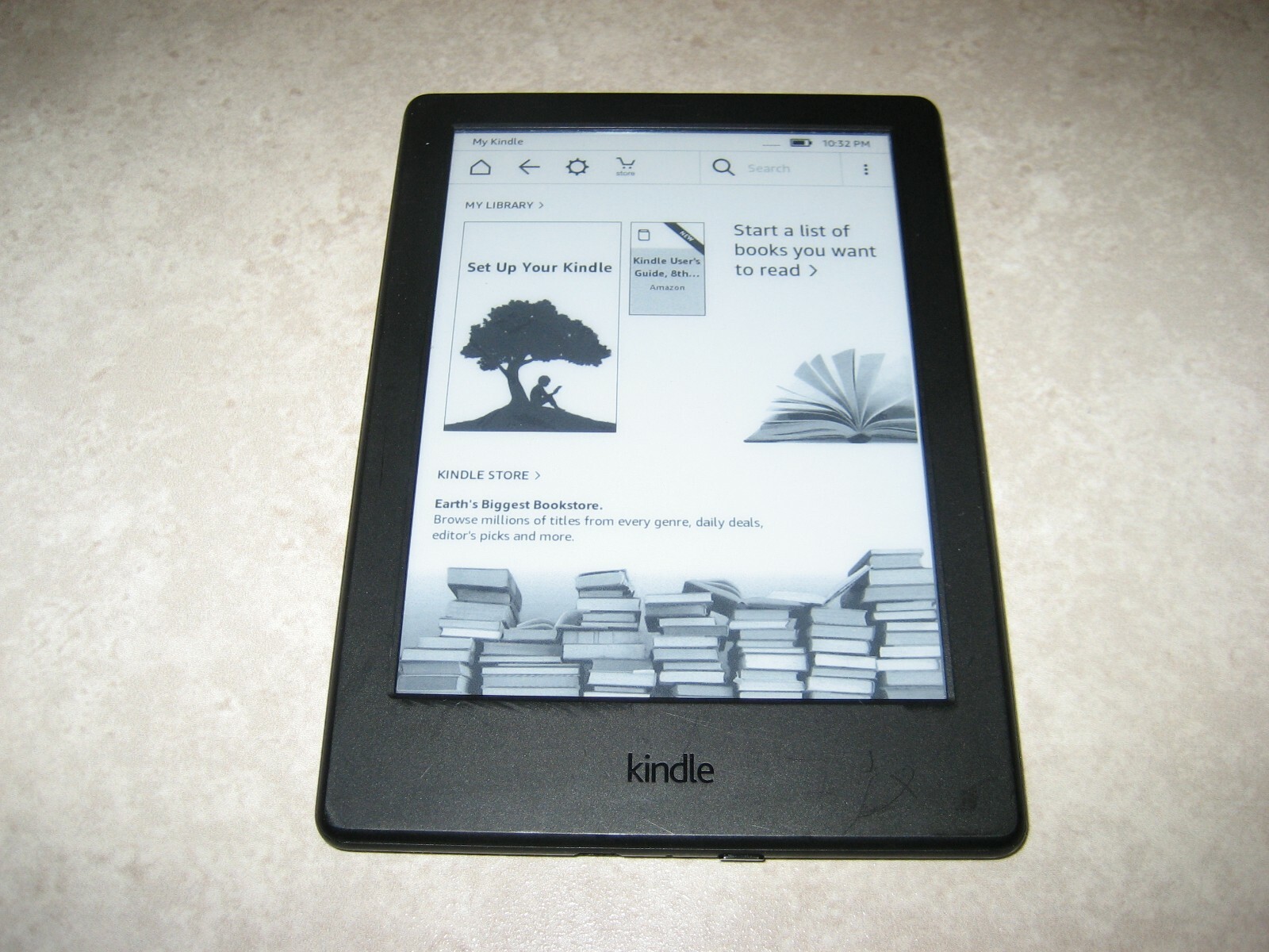 Amazon Kindle 8th Generation E-Reader eBook SY69JL - Wi-Fi, 4GB, 6 Amazon Kindle 8th Generation E-Reader eBook SY69JL - Wi-Fi, 4GB, 6