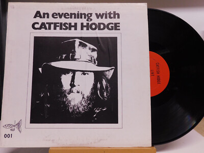 Catfish Hodge Michigan blues rock LP An Evening With Catfish Hodge on Fish Tale