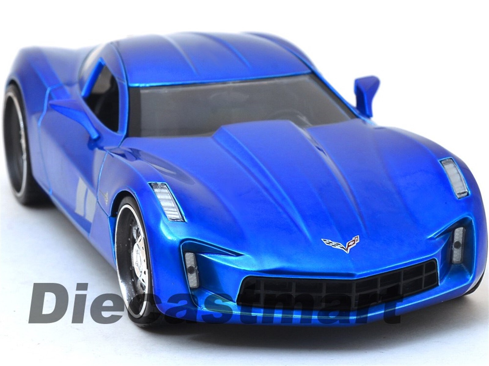 2009 CHEVROLET CORVETTE STINGRAY CONCEPT BLUE 1:24 DIECAST