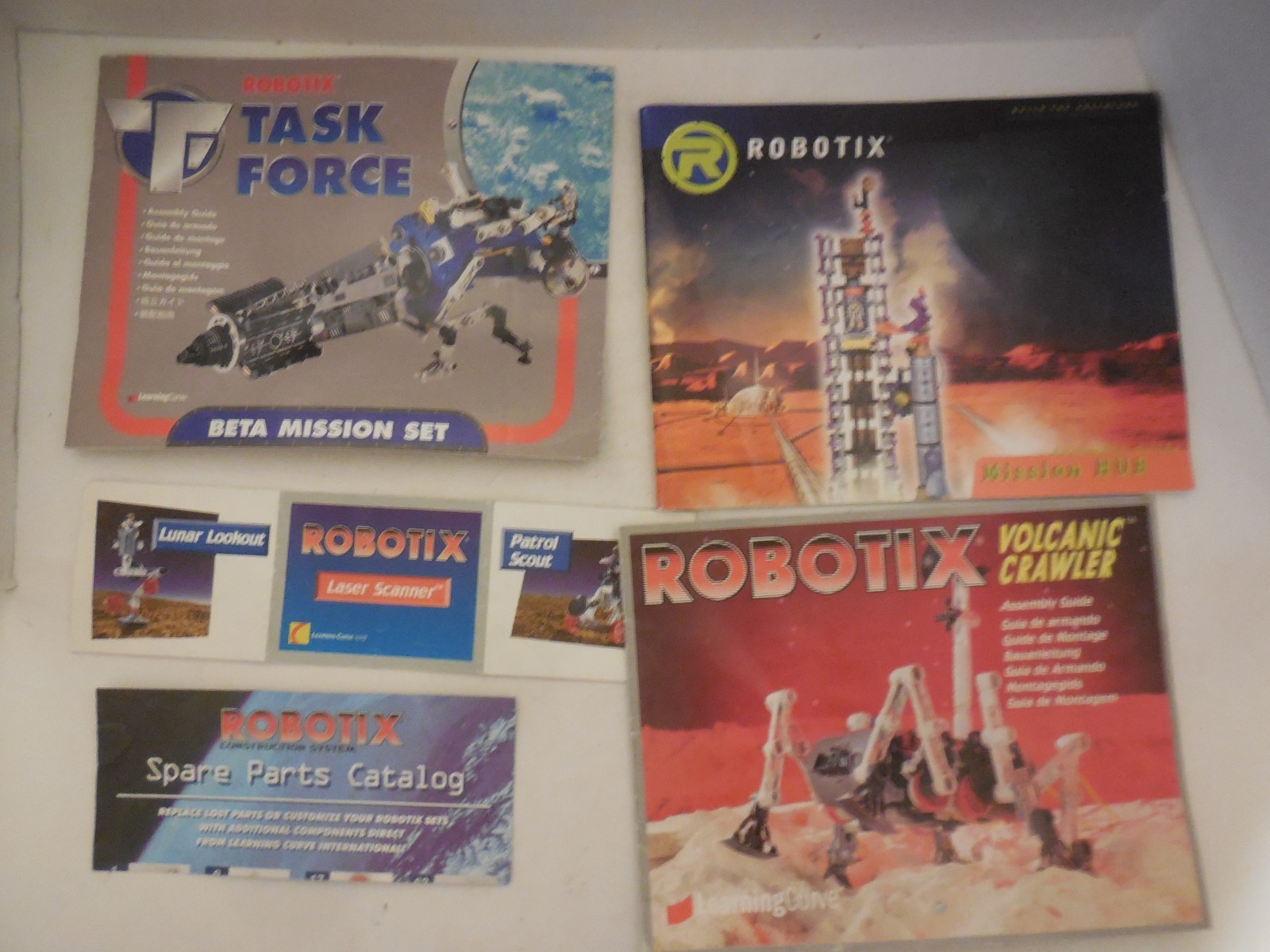 Vintage Robotix Task Force Mission Set Lots of Parts Robot Building Retro