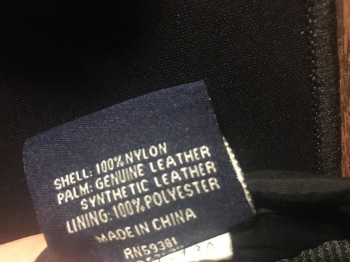 SWANY Triplex Black Leather Mittens Ladies Size Medium M