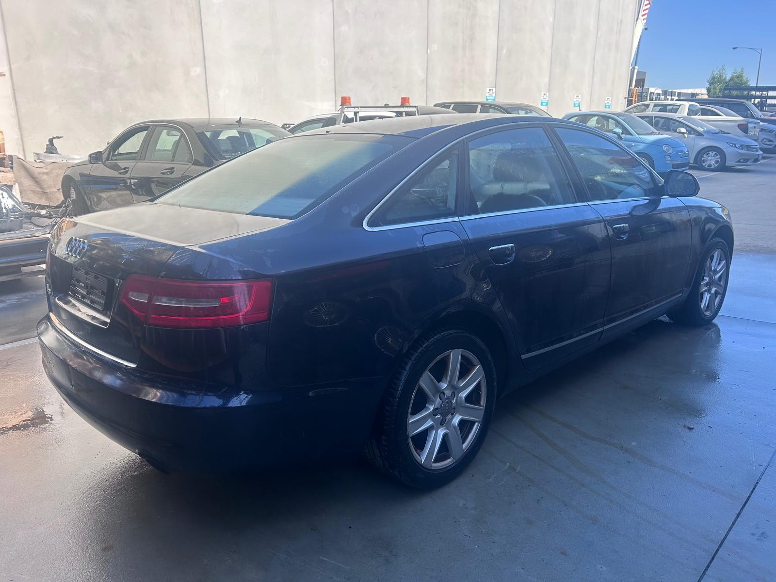 2010 Audi A6 LEFT FRONT DOOR WINDOW C6 image 8