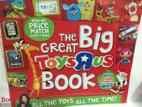 Toys R Us Holiday Catalog Ad Lot - 2012, 2013, 2014 Big Book Christmas Xmas