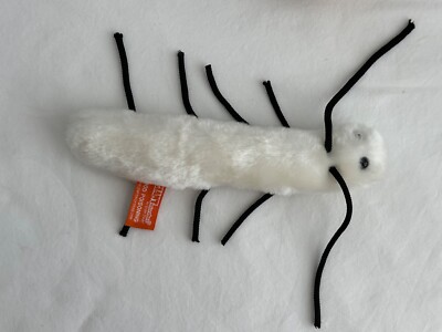 RARE White FOOD POISONING (Bacillus Cereus) Giant Microbes plush educational toy