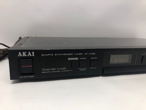 Akai Quartz Synthesizer Tuner AT-A102- Powers On
