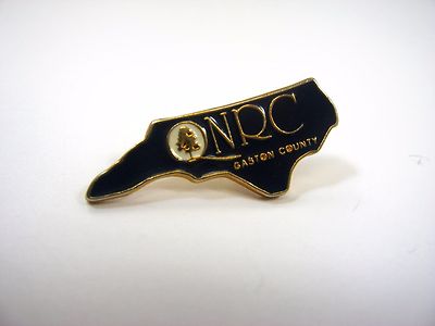 Vintage Collectible Pin: QNRC Gaston County Quality of Natural Resources Comm.